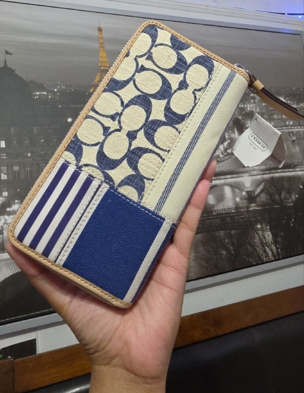 Coach Patchwork Zip Wallet - Picture 3 of 15